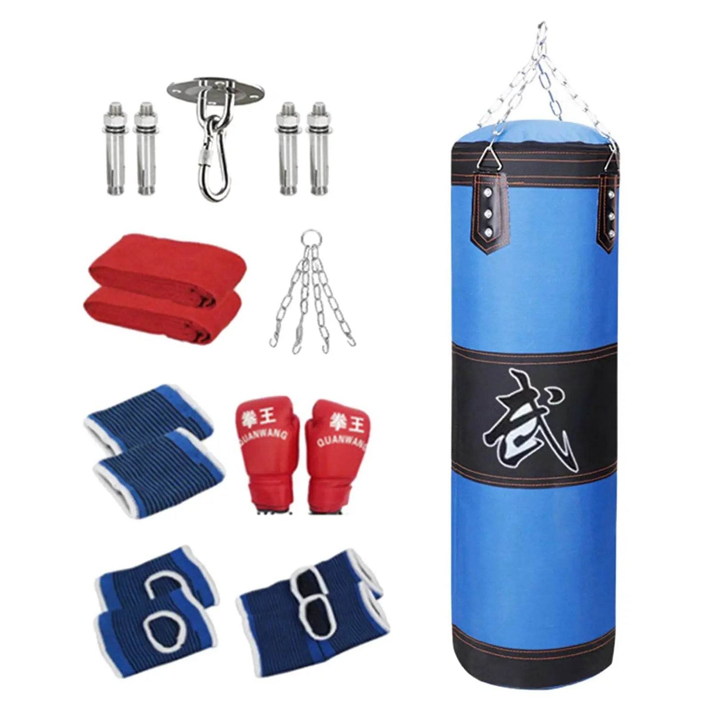 Durable Boxing Bag Unfilled With Gloves For Kids Home Gym - ToylandEU