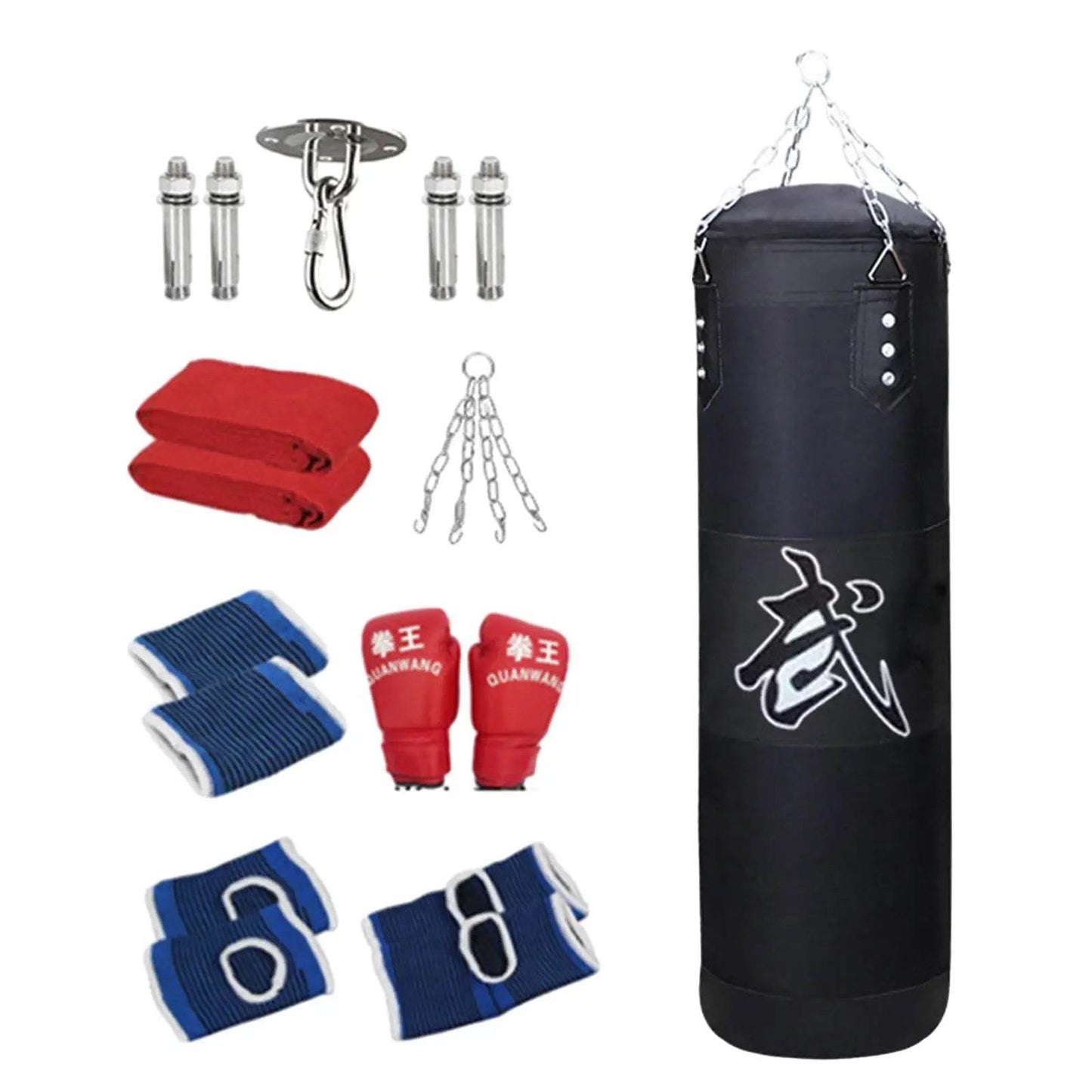 Durable Boxing Bag Unfilled With Gloves For Kids Home Gym - ToylandEU
