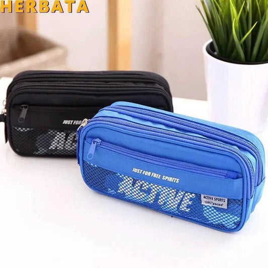  Durable Boys Oxford Pencil Case 3 Layer Toyland EU -  ToylandEU™