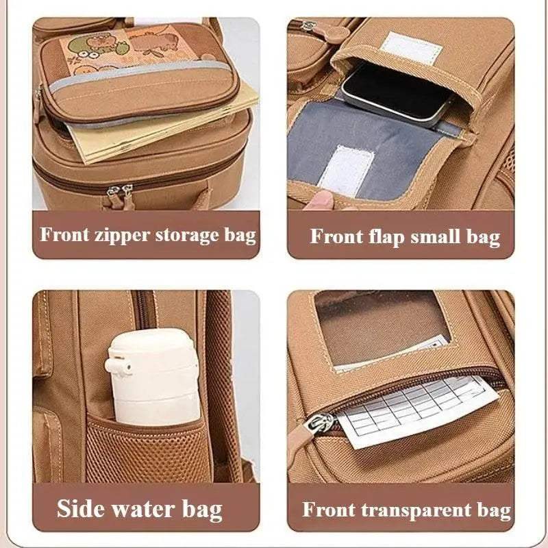  Durable Capybara Rolling Backpack For Kids Toyland EU -  ToylandEU™