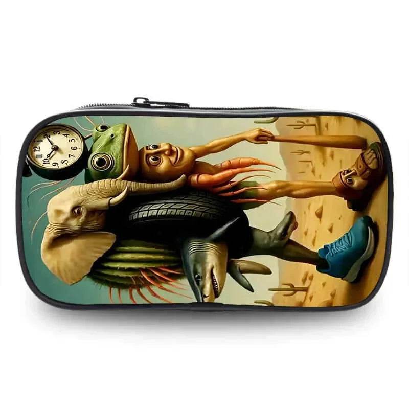 Durable Cotton Pencil Case Three Layer Large Capacity Kids - ToylandEU