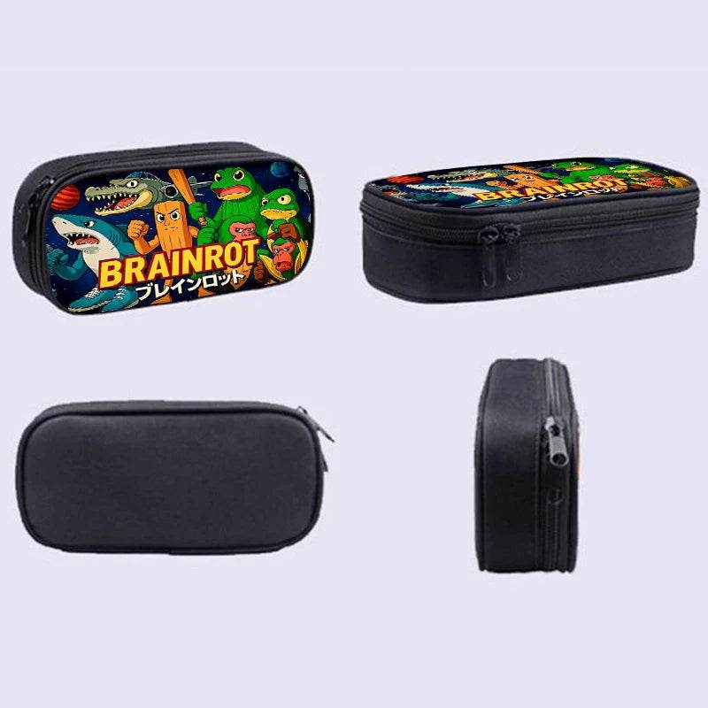 Durable Cotton Pencil Case Three Layer Large Capacity Kids - ToylandEU