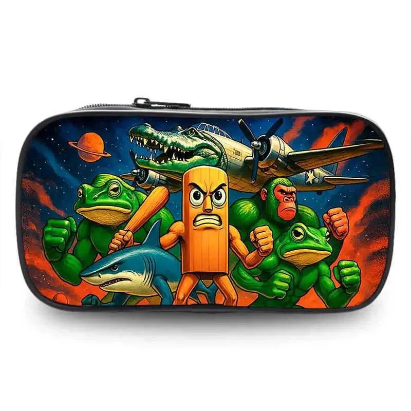 Durable Cotton Pencil Case Three Layer Large Capacity Kids - ToylandEU