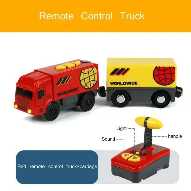 Durable Diecast Locomotive Train Set For Wooden Tracks - ToylandEU