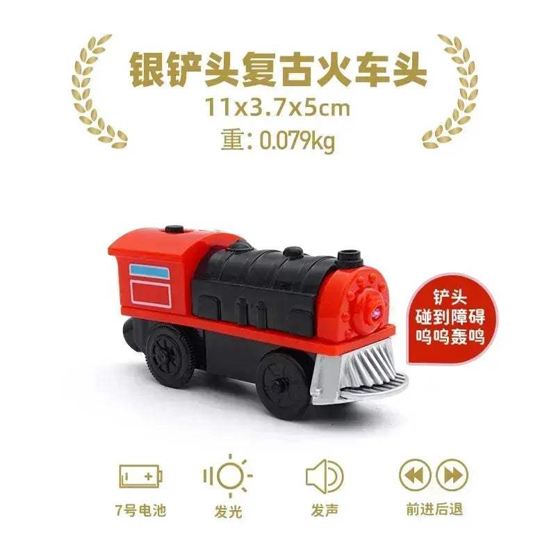 Durable Diecast Locomotive Train Set For Wooden Tracks - ToylandEU