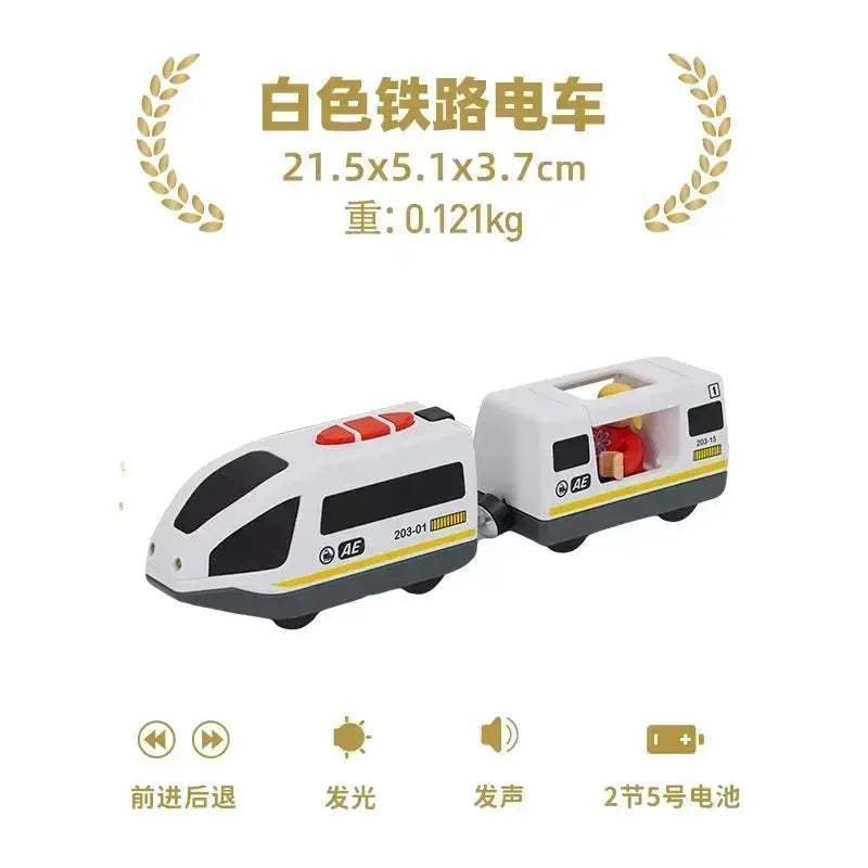 Durable Diecast Locomotive Train Set For Wooden Tracks - ToylandEU