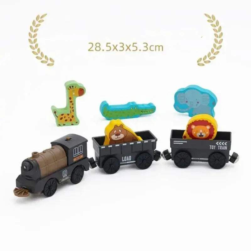 Durable Diecast Locomotive Train Set For Wooden Tracks - ToylandEU