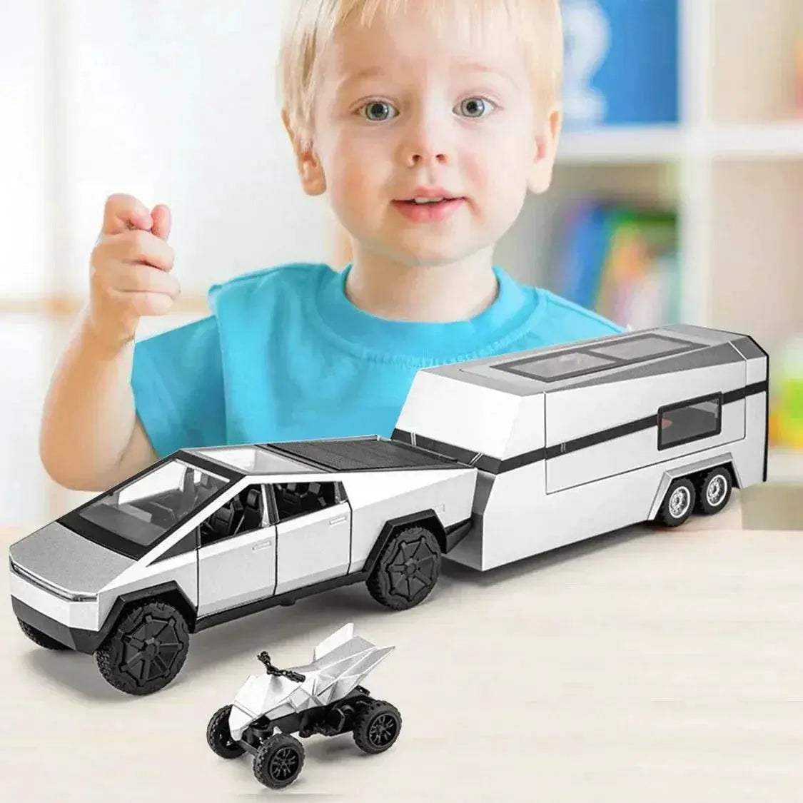  Durable Diecast Pickup Truck Model With Sound Toyland EU -  ToylandEU™