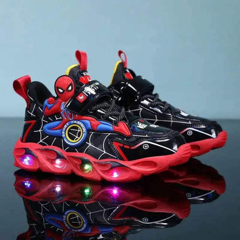 Durable Disney Boys Sneakers with LED Lights for Active Children Size 25-35 - ToylandEU