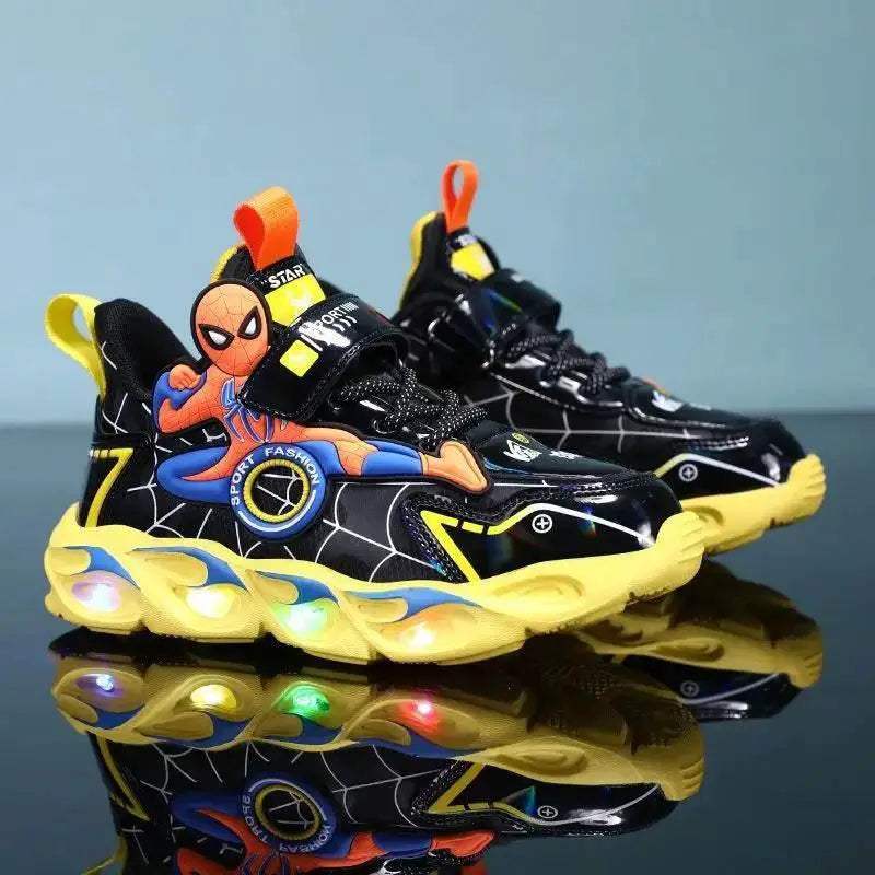 Durable Disney Boys Sneakers with LED Lights for Active Children Size 25-35 - ToylandEU
