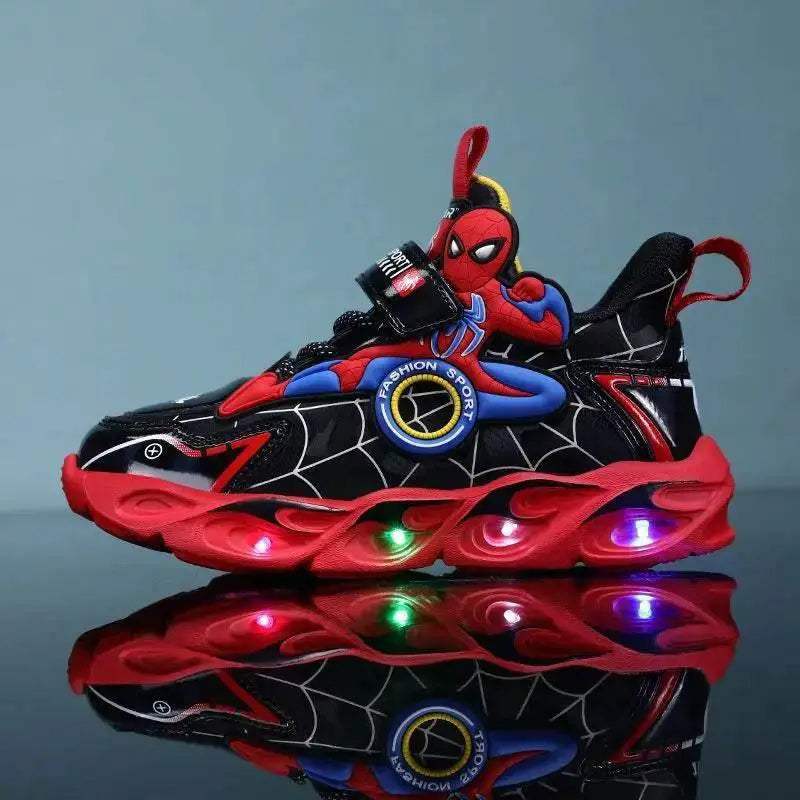 Durable Disney Boys Sneakers with LED Lights for Active Children Size 25-35 - ToylandEU
