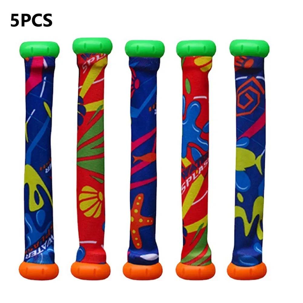 Durable Diving Sticks Set for Kids with Colorful Design for Underwater Games and Training - ToylandEU