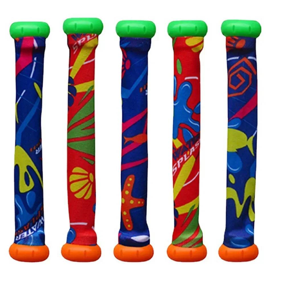 Durable Diving Sticks Set for Kids with Colorful Design for Underwater Games and Training - ToylandEU