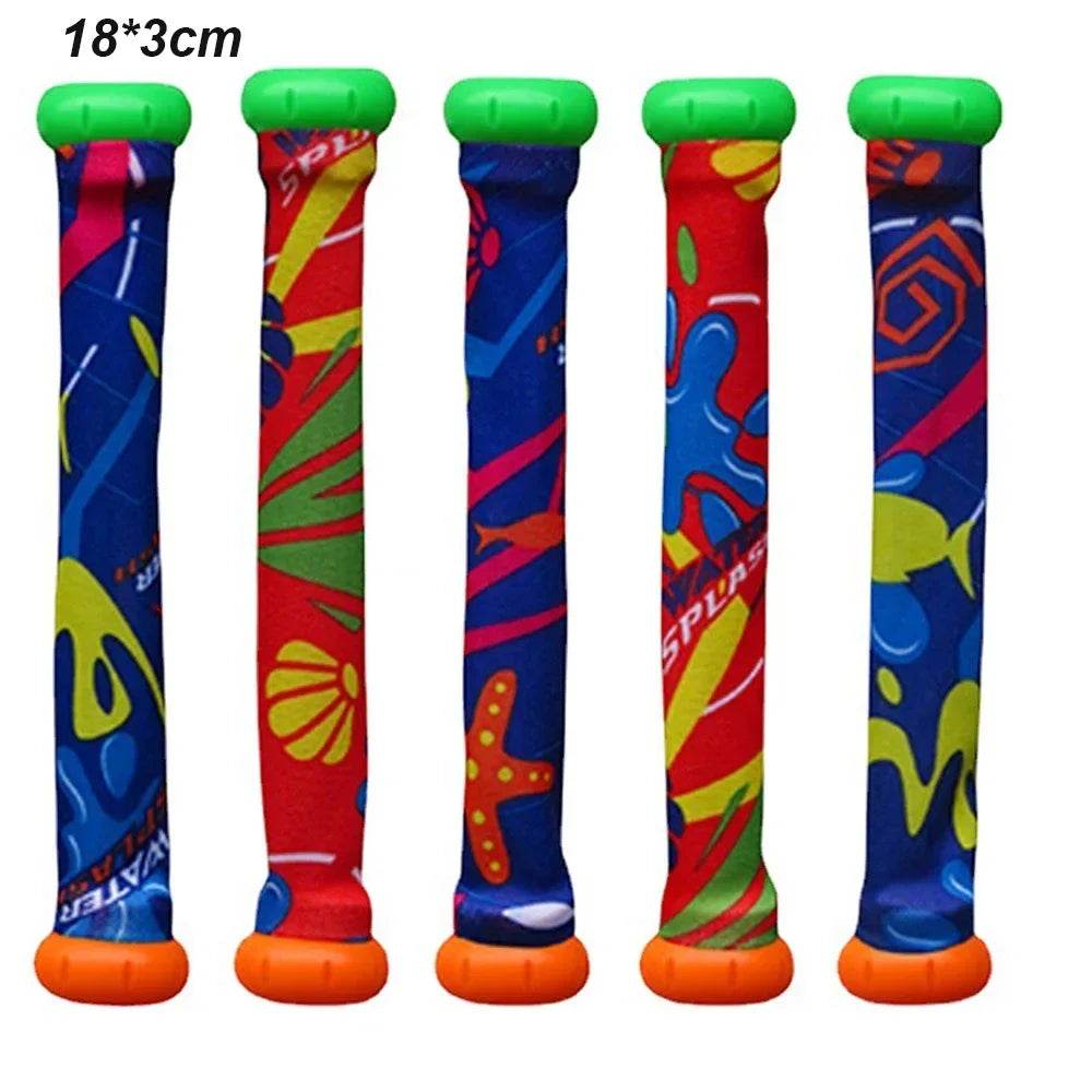 Durable Diving Sticks Set for Kids with Colorful Design for Underwater Games and Training - ToylandEU