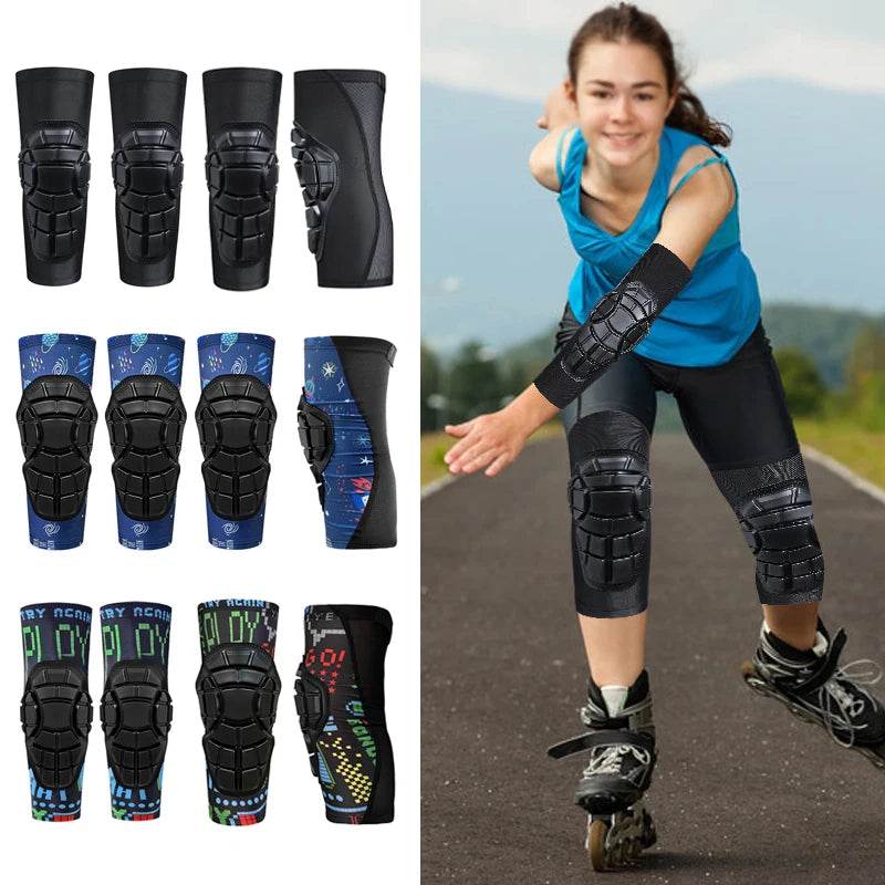 Durable Elbow And Knee Pads Soft Knitted Fabric For Teens - ToylandEU