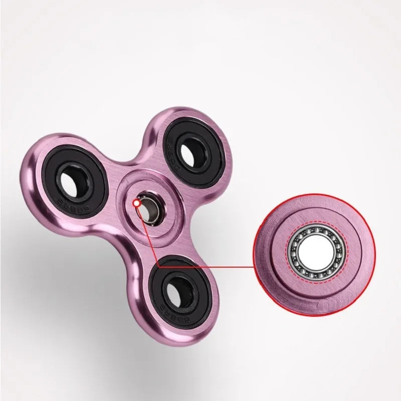 Durable Fidget Spinner Alloy Metal Construction With Smooth Spin For Kids And Adults - ToylandEU