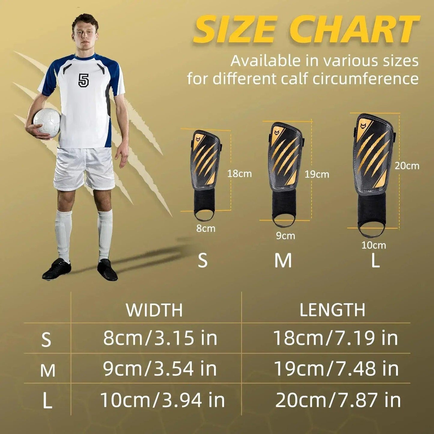  Durable Football Shin Guards Double Straps Toyland EU -  ToylandEU™