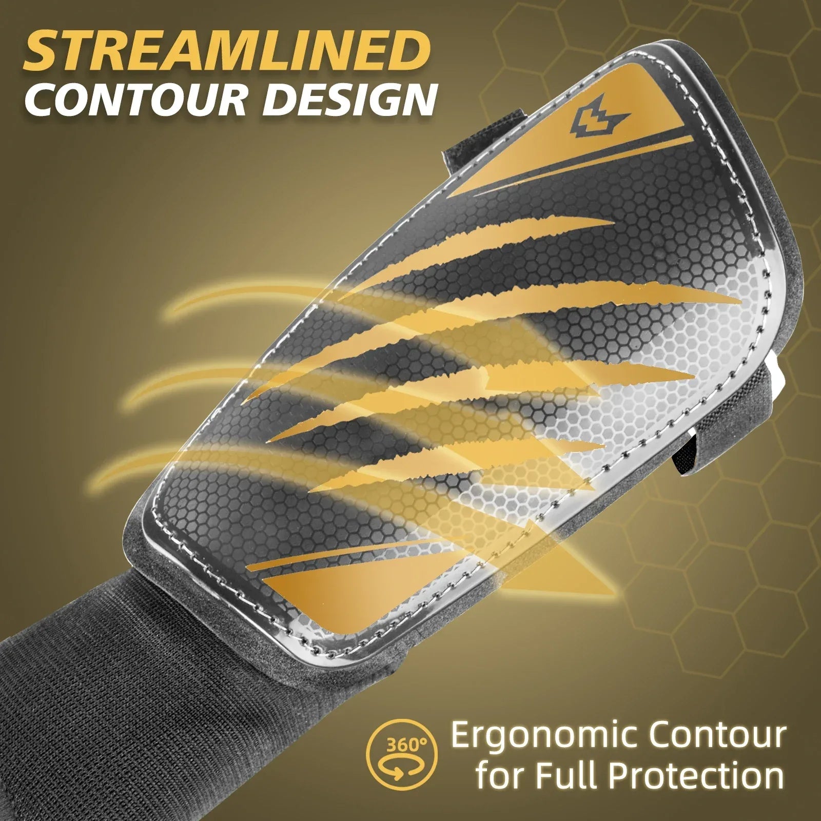 Durable Football Shin Guards For Kids With Double Straps - ToylandEU