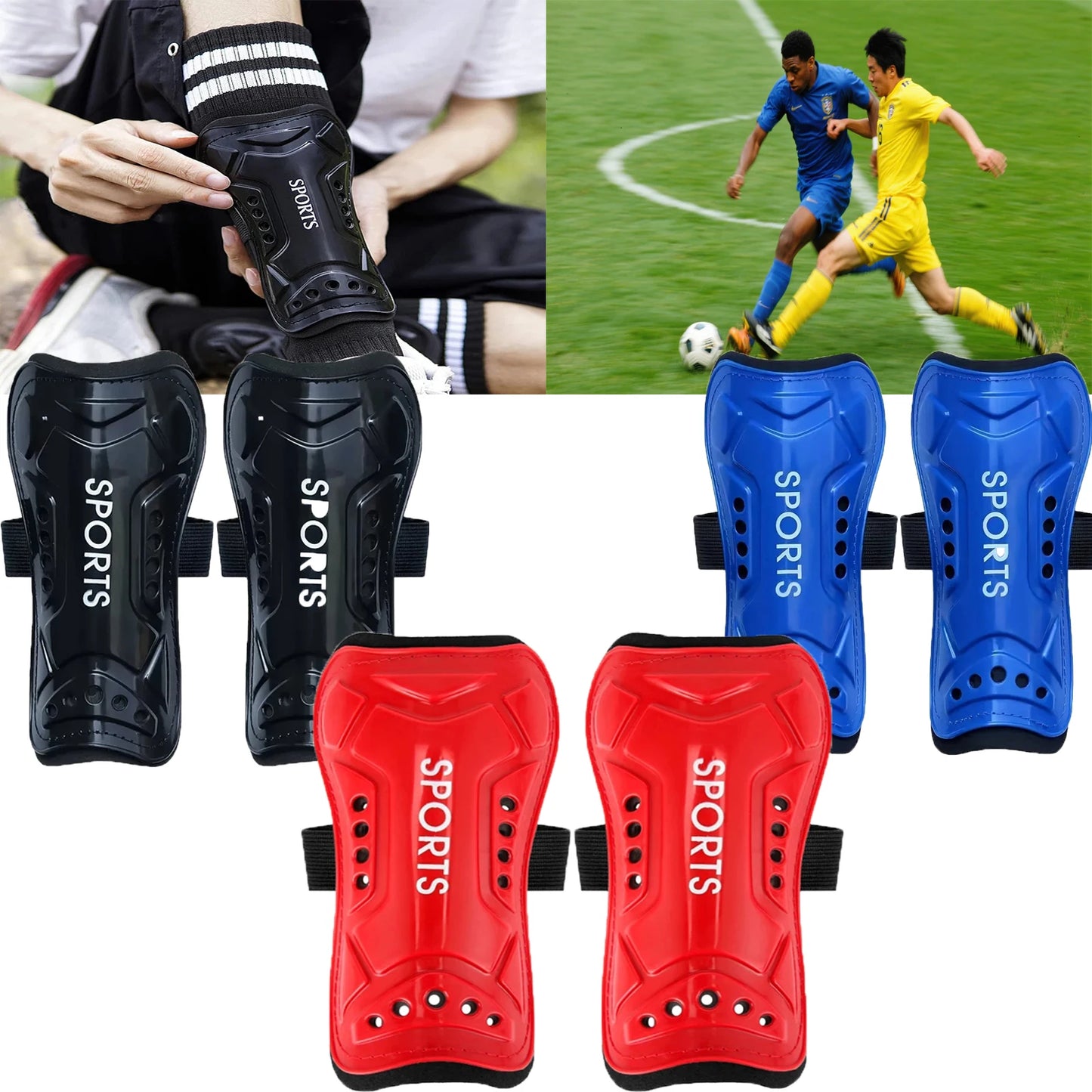 Durable Football Shin Pads Crashproof Tibia Safety For Kids - ToylandEU