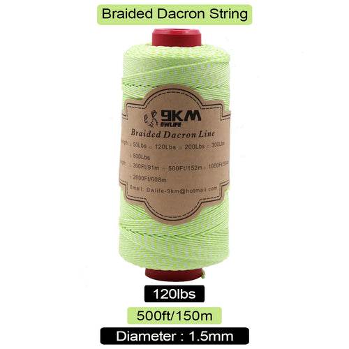 Durable High-Strength Dacron Kite String - 9KM Braided Line Options - ToylandEU