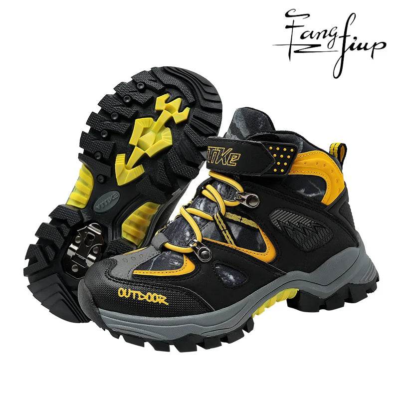 Durable Hiking Boots For Kids With Steel Buckle Winter - ToylandEU