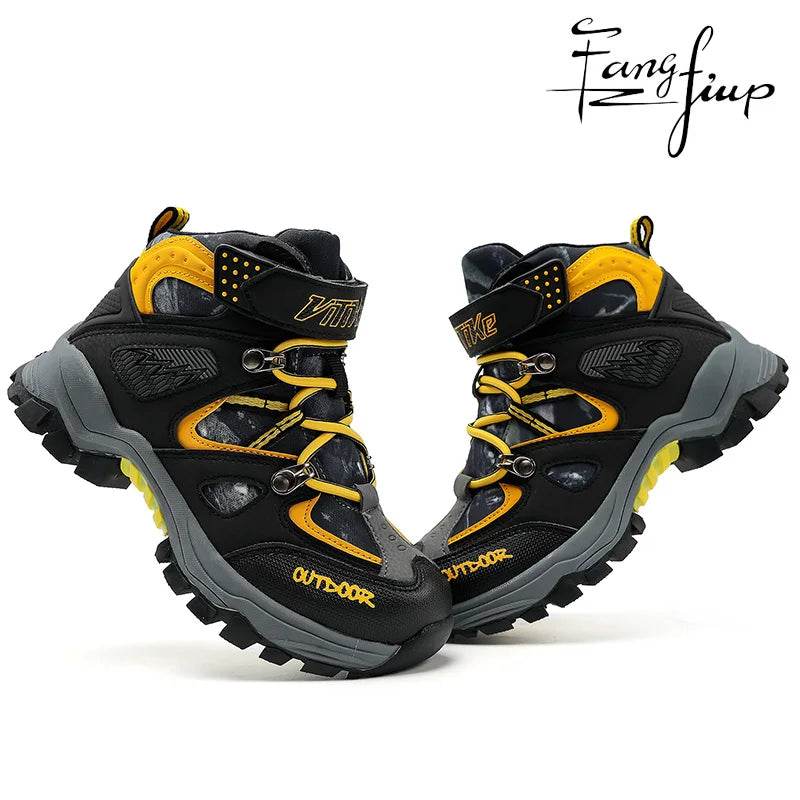 Durable Hiking Boots For Kids With Steel Buckle Winter - ToylandEU
