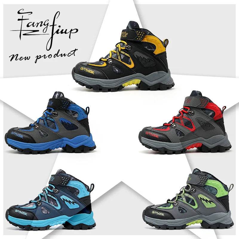 Durable Hiking Boots For Kids With Steel Buckle Winter - ToylandEU