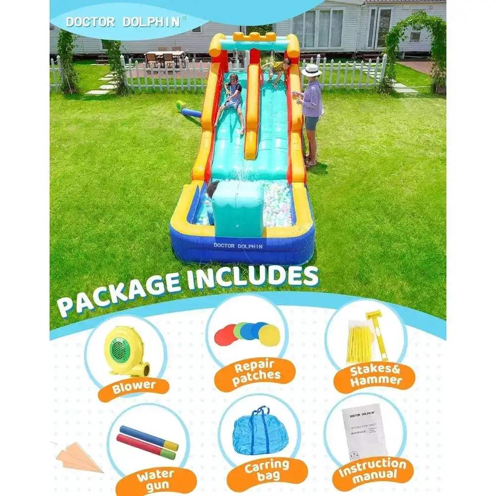 Durable Iatable Water Slide and Bounce House for Kids - ToylandEU