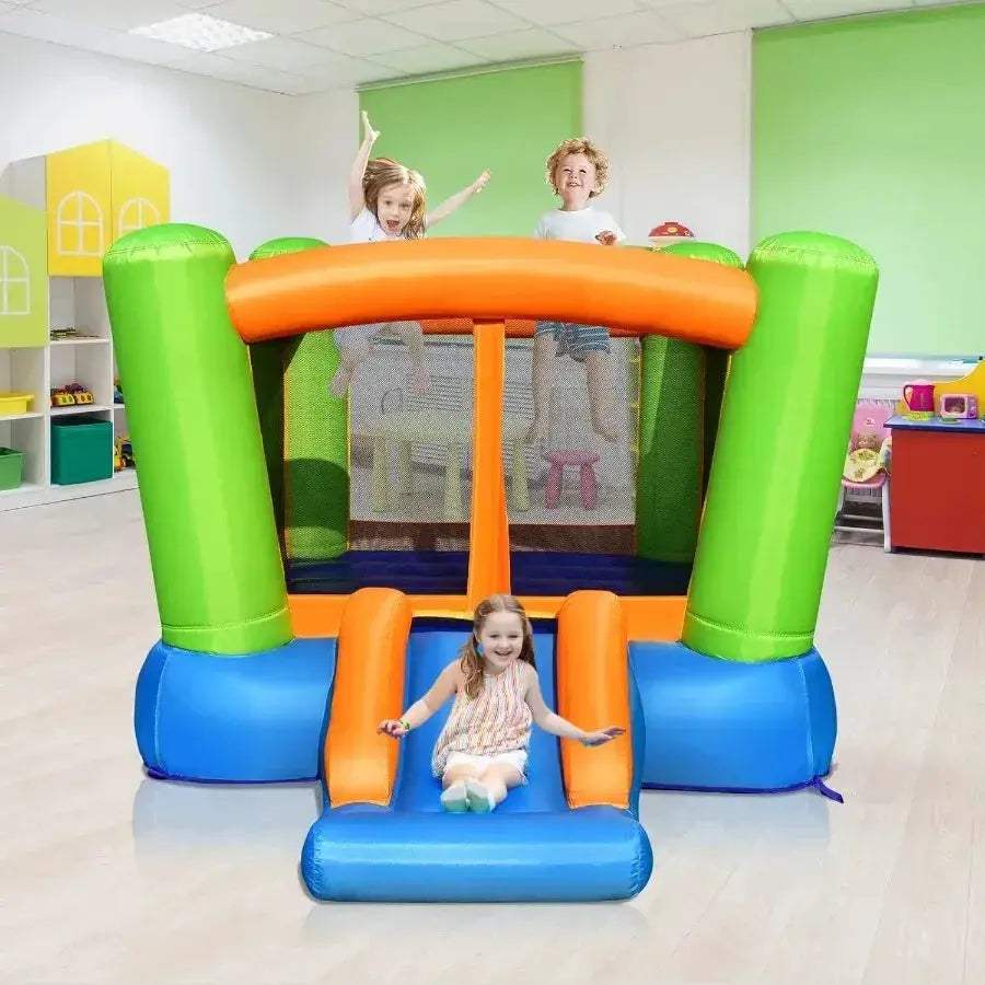 Durable Inflatable Bounce House With Slide Ball Pool - ToylandEU