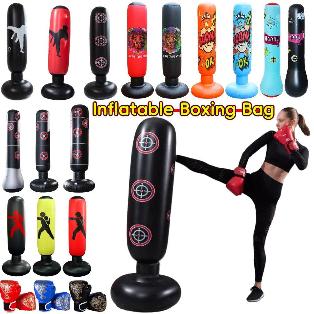 Durable Inflatable Boxing Bag Freestanding For All Ages - ToylandEU