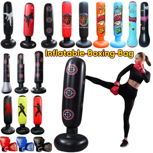 Durable Inflatable Boxing Bag Freestanding For All Ages - ToylandEU