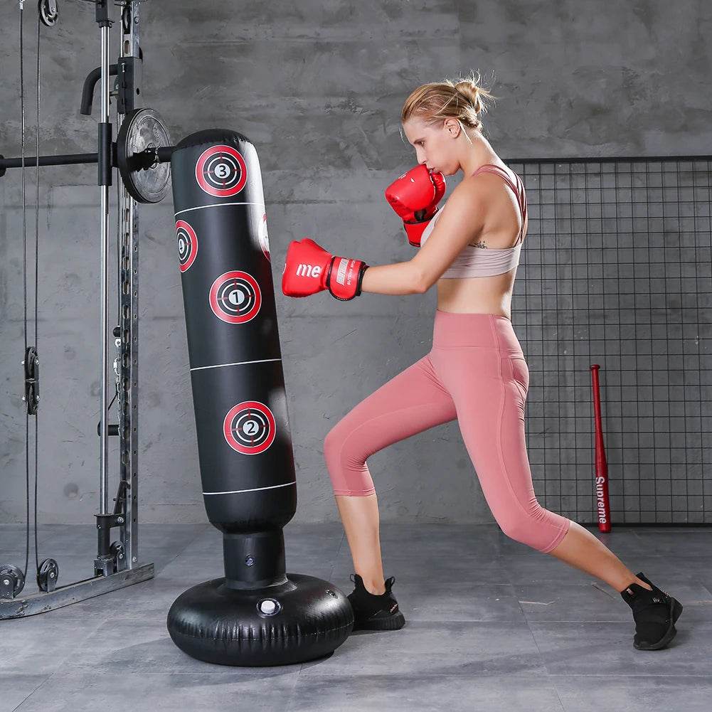 Durable Inflatable Boxing Bag Freestanding For All Ages - ToylandEU