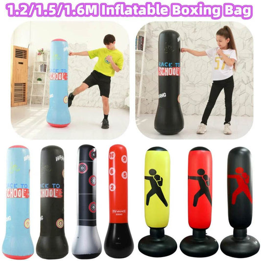 Durable Inflatable Boxing Bag Standing Sandbag For Home Gym - ToylandEU