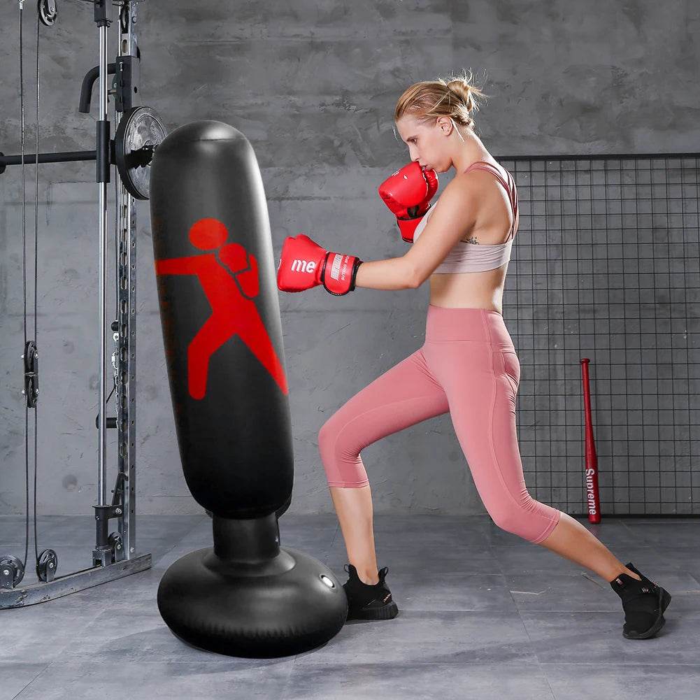 Durable Inflatable Boxing Bag Standing Sandbag For Home Gym - ToylandEU