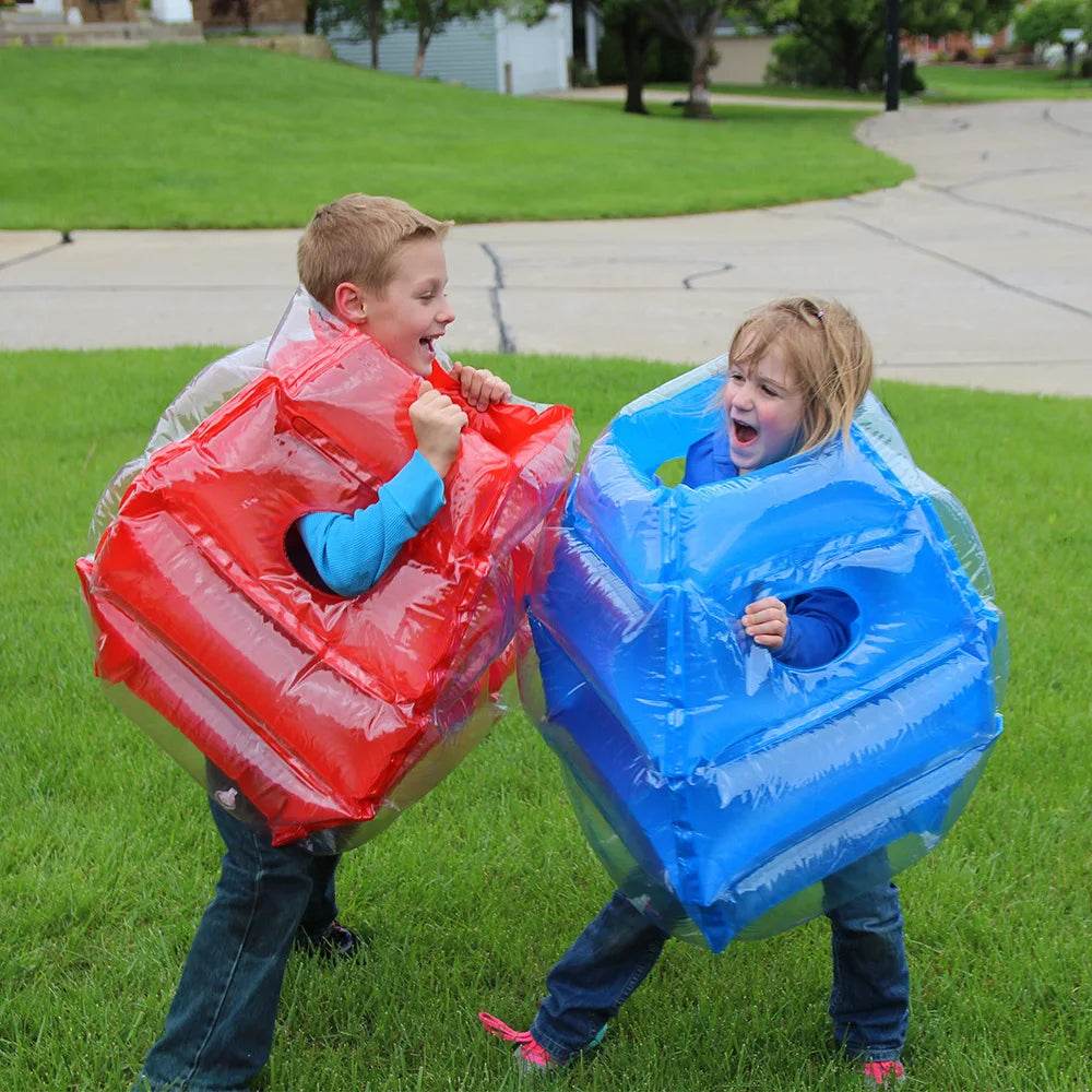 Durable Inflatable Bumper Balls 2 Pack Red and Blue for Kids - ToylandEU