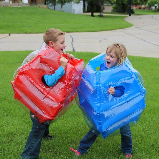 Durable Inflatable Bumper Balls 2 Pack Red and Blue for Kids - ToylandEU