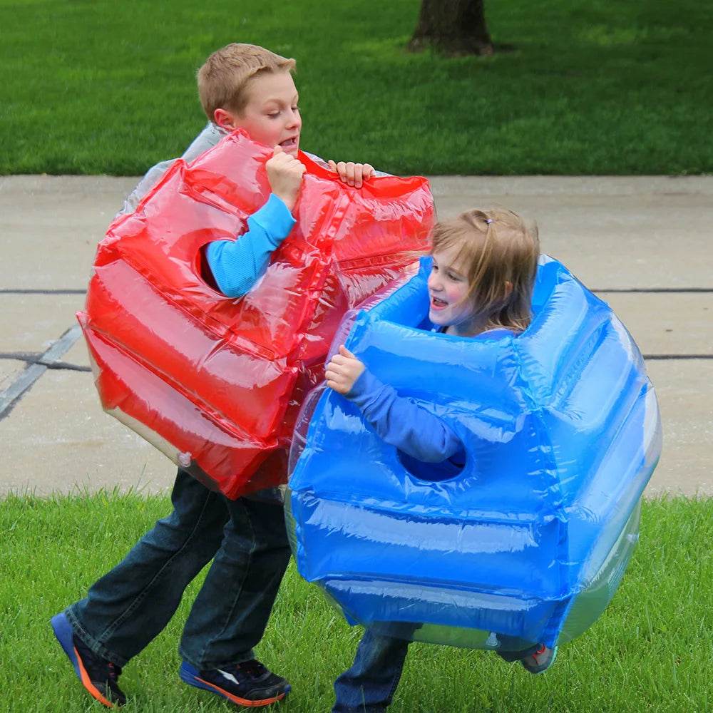 Durable Inflatable Bumper Balls 2 Pack Red and Blue for Kids - ToylandEU