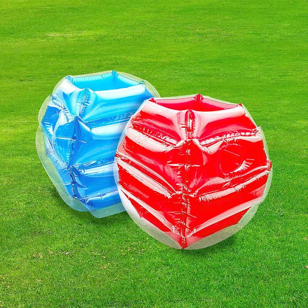 Durable Inflatable Bumper Balls 2 Pack Red and Blue for Kids - ToylandEU