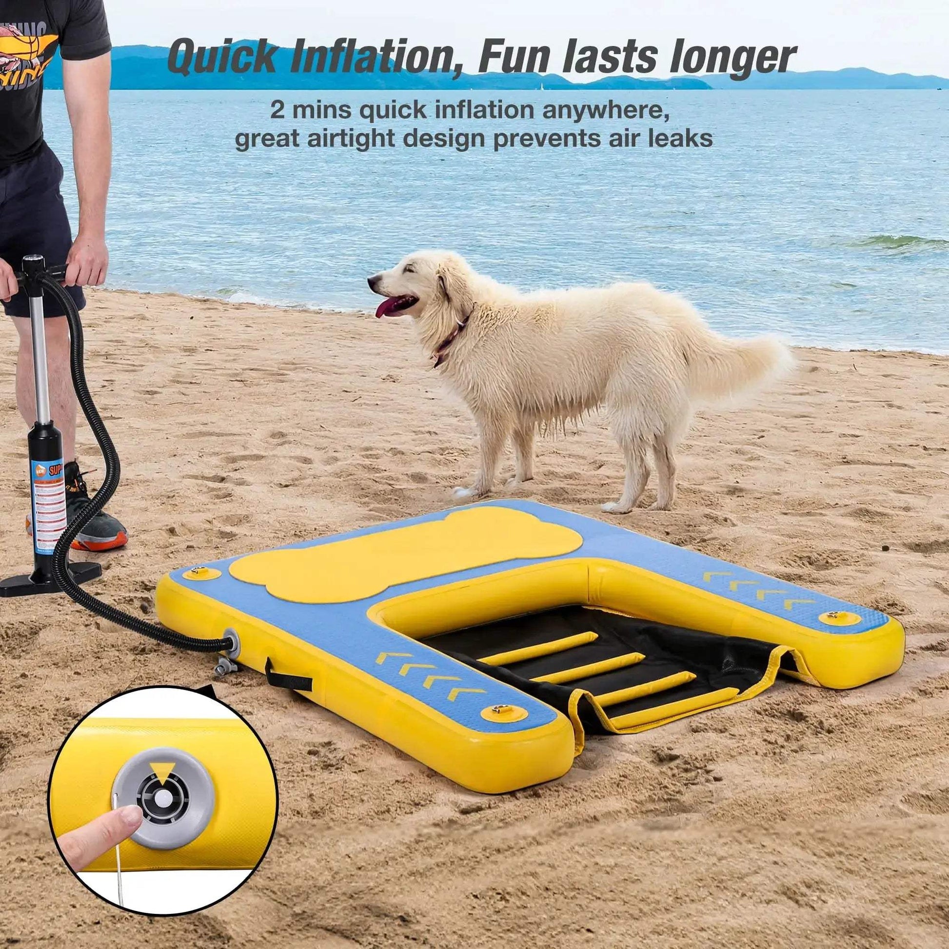  Inflatable Floating Dock Mattress For Boats Durable PVC -  ToylandEU™
