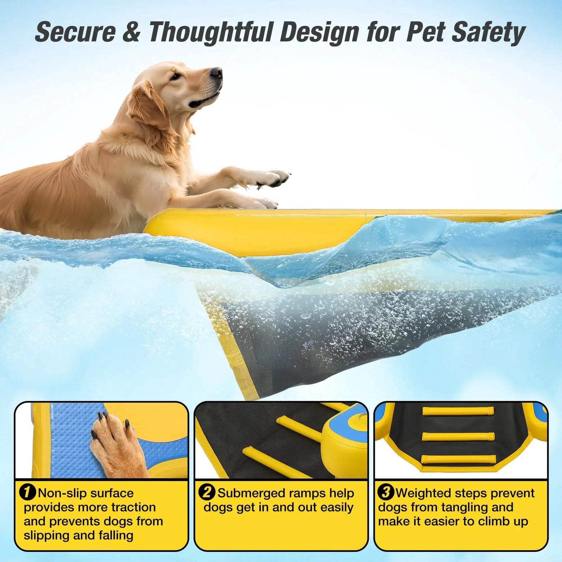  Inflatable Floating Dock Mattress For Boats Durable PVC -  ToylandEU™