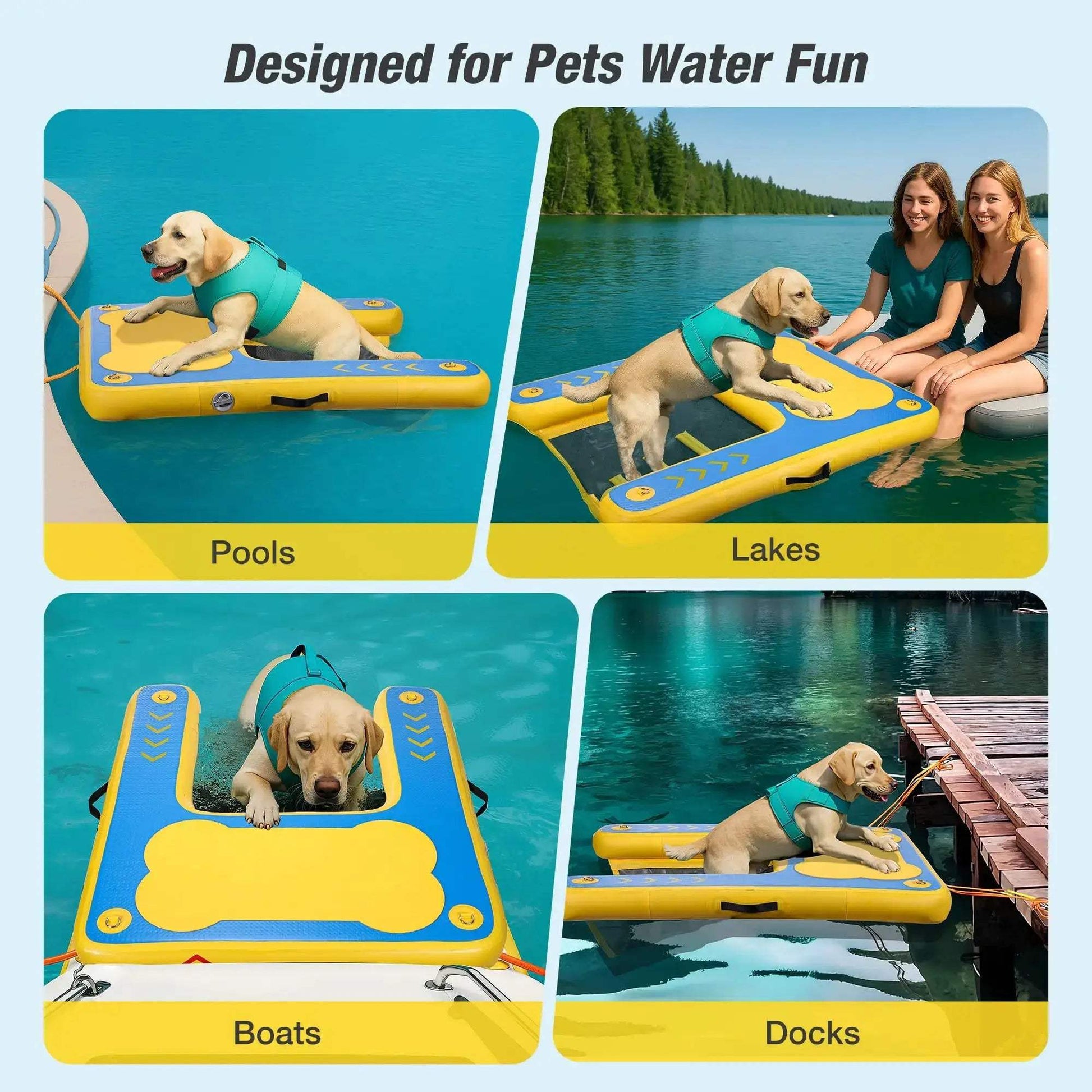  Inflatable Floating Dock Mattress For Boats Durable PVC -  ToylandEU™