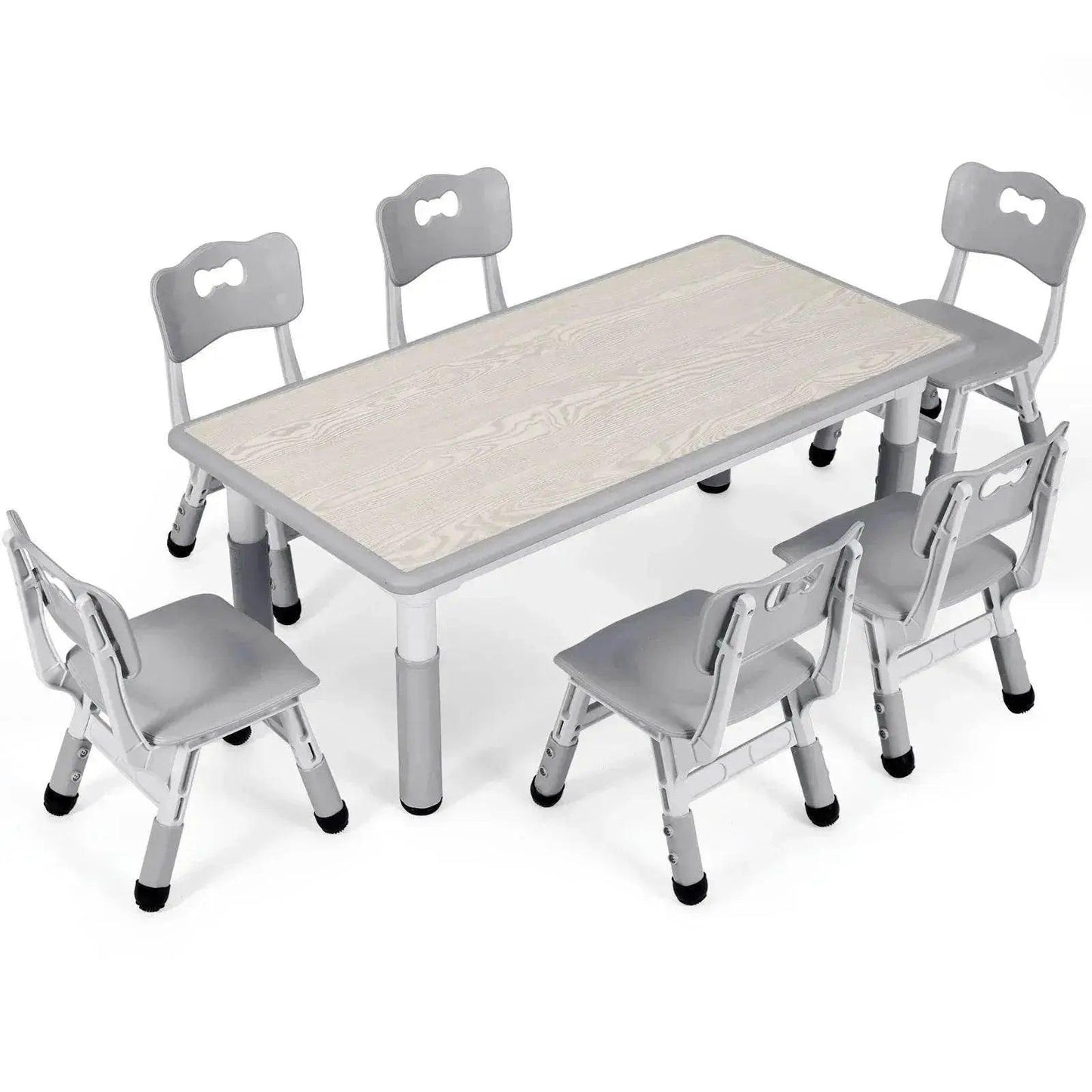  Durable Kids Activity Table Set with Adjustable Height - NoEnName -  ToylandEU™