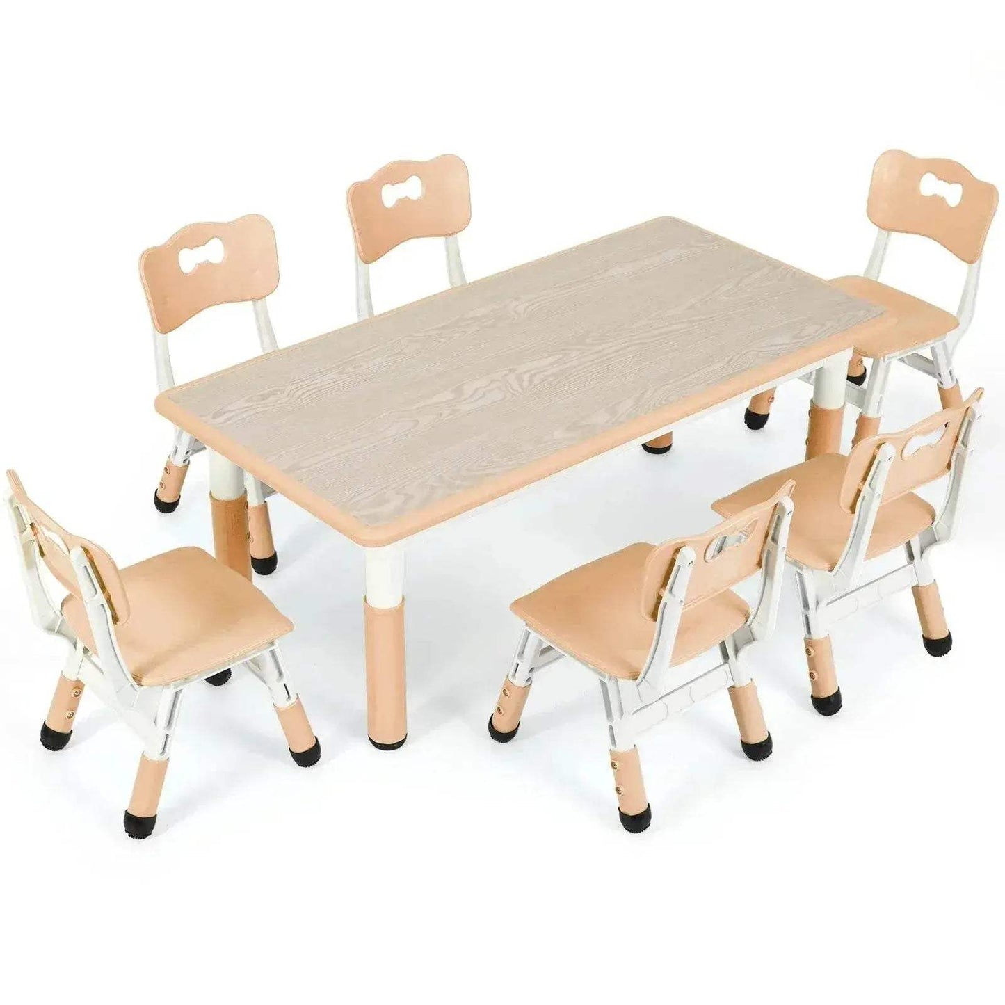 Durable Kids Activity Table Set with Height Adjustable Feature for Creative Play and Learning Ages 2 to 10 - ToylandEU