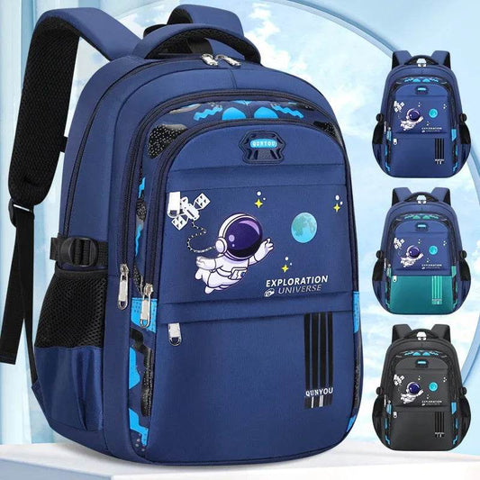 Durable Kids Backpack Astronaut Theme Waterproof Space Explorer For Boys Aged 7 To 13 - ToylandEU