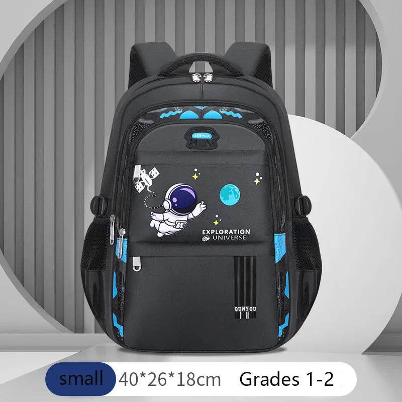 Durable Kids Backpack Astronaut Theme Waterproof Space Explorer For Boys Aged 7 To 13 - ToylandEU