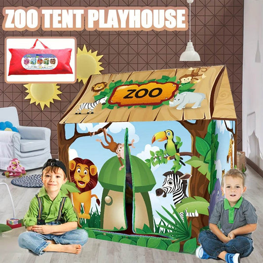 Durable Kids Indoor Play Tent Extra Large Space For Kids - ToylandEU
