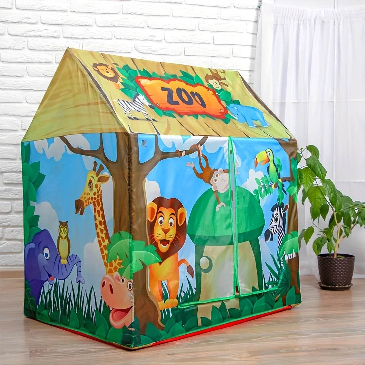 Durable Kids Indoor Play Tent Extra Large Space For Kids - ToylandEU