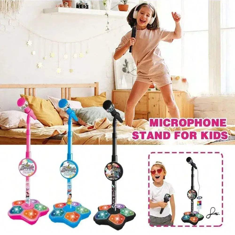 Durable Kids Karaoke Microphone Stand for Portable Parties - ToylandEU