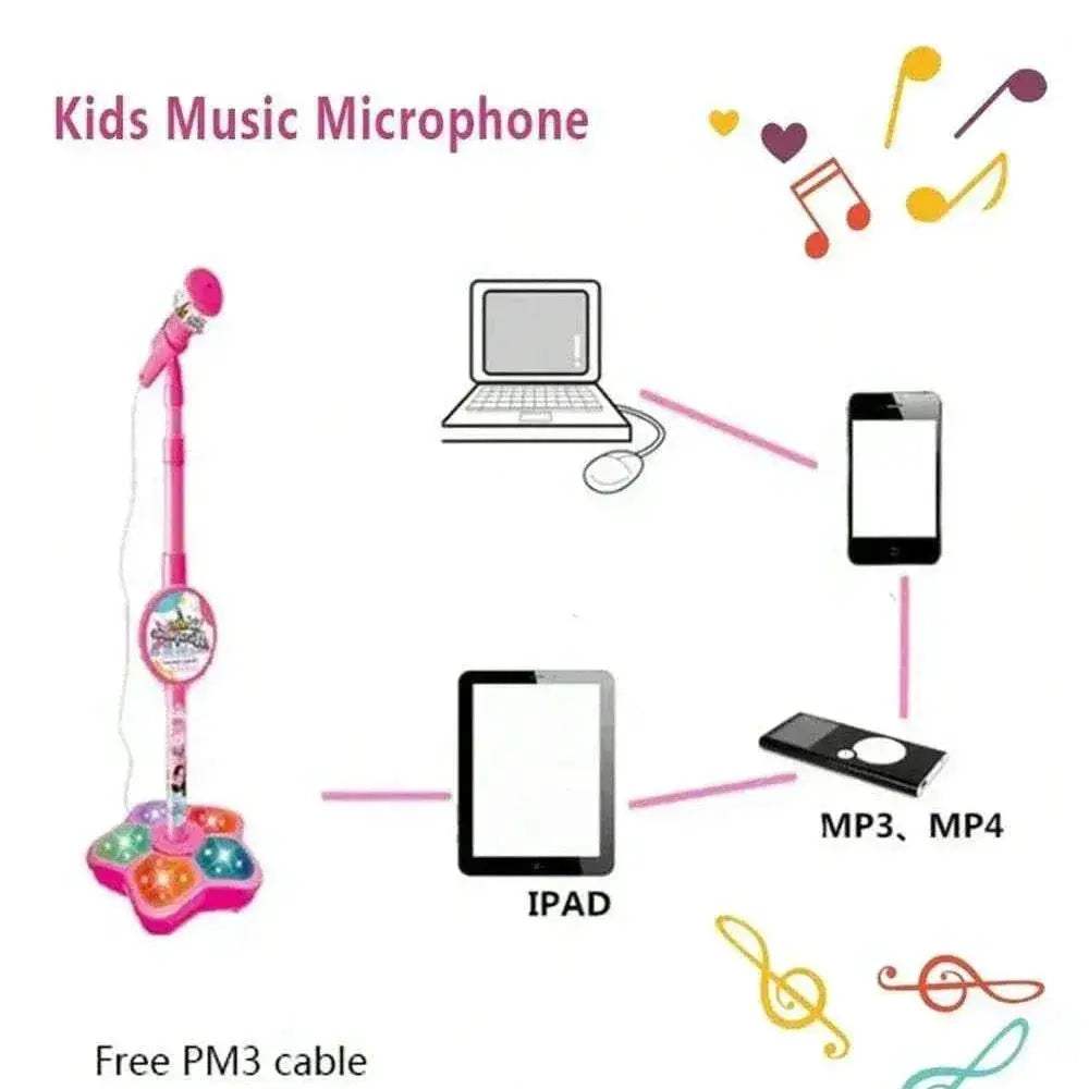 Durable Kids Karaoke Microphone Stand for Portable Parties - ToylandEU