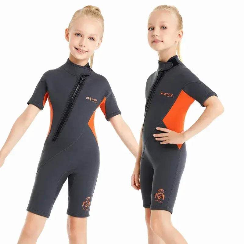 Durable Kids Neoprene Wetsuit 2mm Shorty for Surfing and Beach - ToylandEU